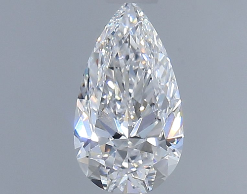 0.5 carat D-VVS2 Natūralus Pear Deimantas (1)