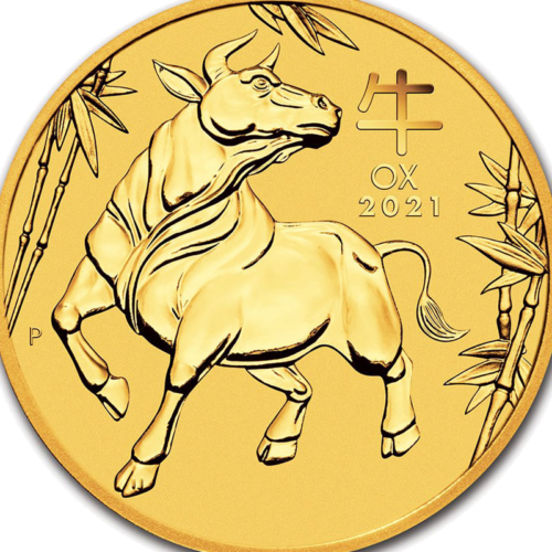 1/20 oz Год Быка 2021 Австралия золотая монета (2)