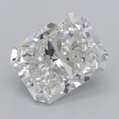 5.01 carat G-VS2 Natūralus Radiant Deimantas (1)