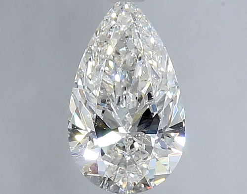 1.55 carat H-SI2 Natūralus Pear Deimantas (1)