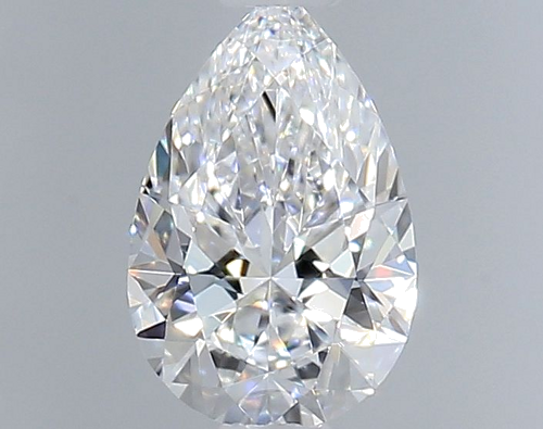 0.3 carat D-VVS2 Natūralus Pear Deimantas (1)
