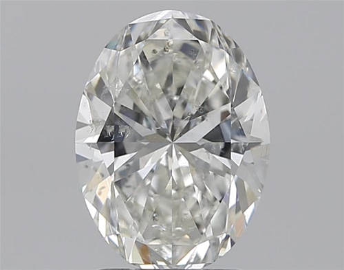 2.0 carat H-SI2 Natūralus Oval Deimantas (1)