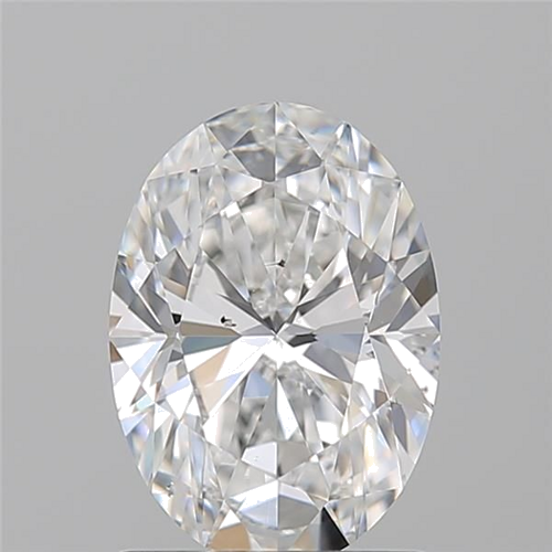 1.51 carat F-SI1 Natūralus Oval Deimantas (1)