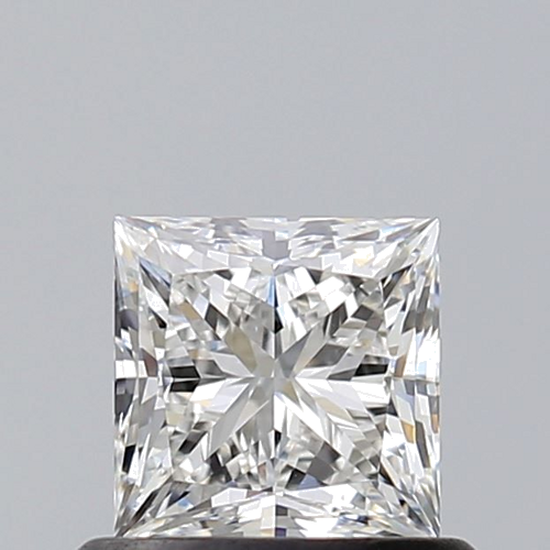 0.68 carat F-VVS2 Natūralus Princess Deimantas (1)