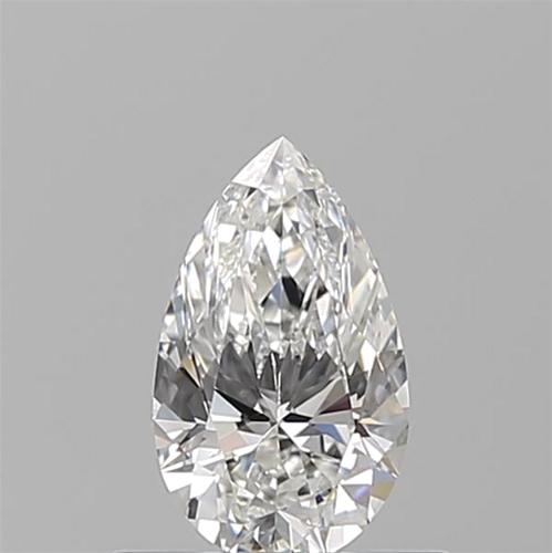 0.5 carat F-VS1 Natūralus Pear Deimantas (1)