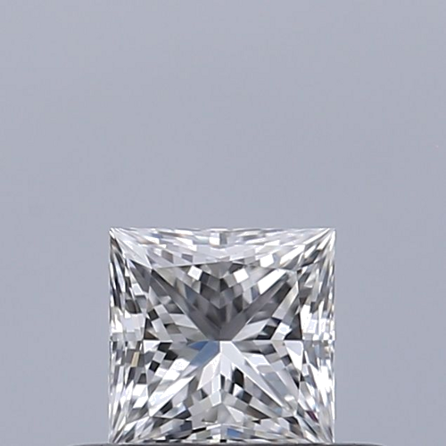 0.3 carat E-VVS2 Natūralus Princess Deimantas (1)
