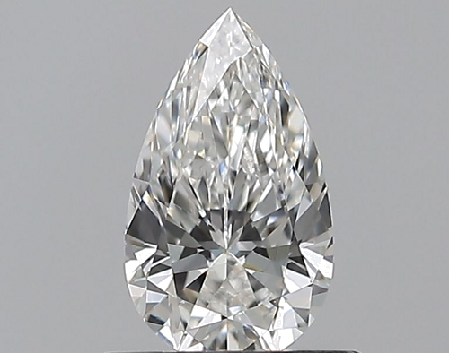 0.6 carat F-VS1 Natūralus Pear Deimantas (1)
