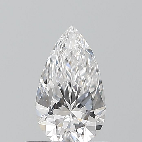 0.5 carat D-SI1 Natūralus Pear Deimantas (1)