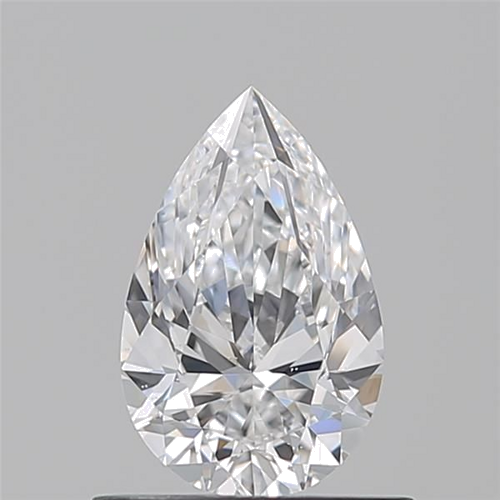 0.7 carat D-VS2 Natūralus Pear Deimantas (1)