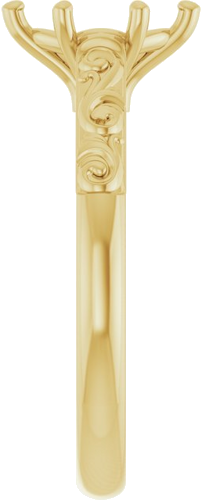 Sužadėtuvių Žiedas „Solitaire“ 14k yellow gold Marquise 8mm x 4mm (4)