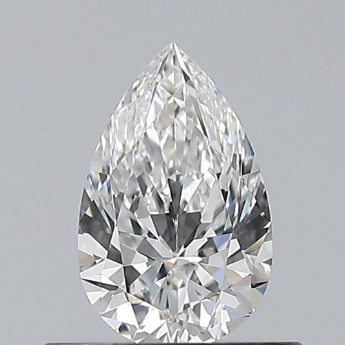 0.5 carat F-VS1 Natūralus Pear Deimantas (1)