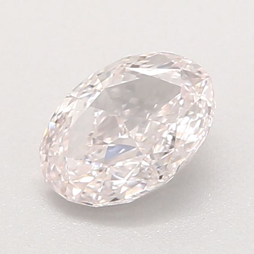 0.3 carat Faint Pink-VVS2 Natūralus Oval Deimantas (1)