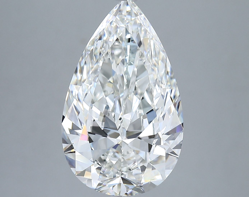 5.51 carat G-VS1 Natūralus Pear Deimantas (1)