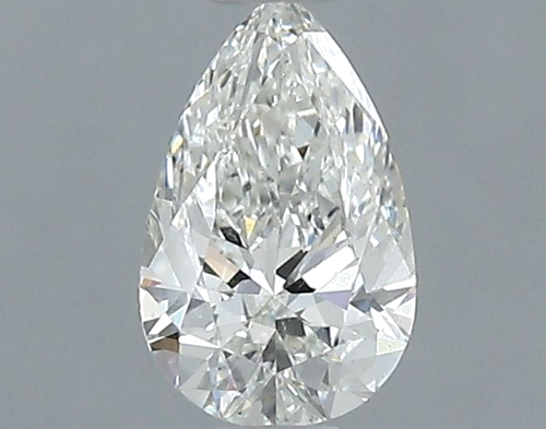 0.51 carat H-SI1 Natūralus Pear Deimantas (1)