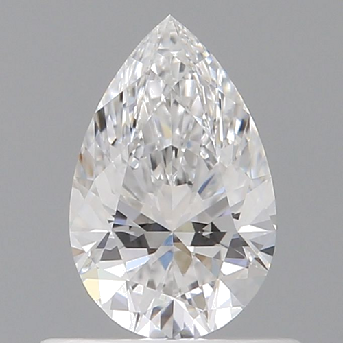 0.52 carat D-IF Natūralus Pear Deimantas (1)