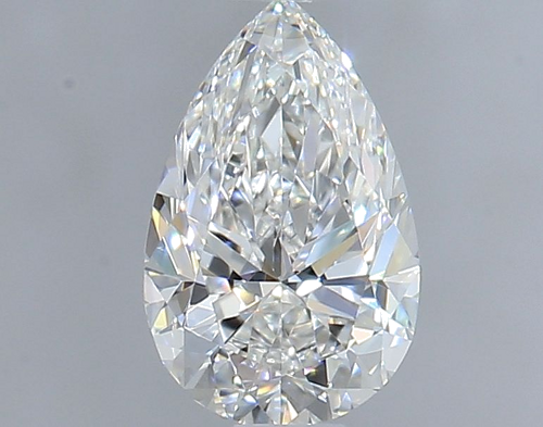 0.5 carat E-VVS2 Natūralus Pear Deimantas (1)