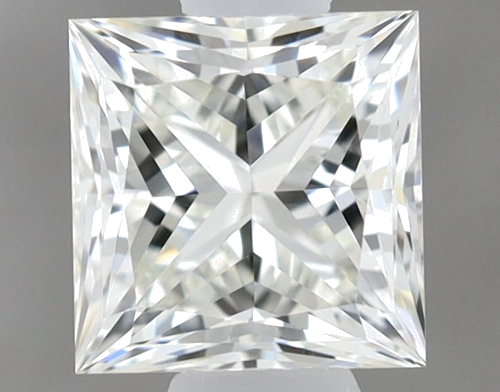 0.53 carat K-VVS2 Natūralus Princess Deimantas (1)