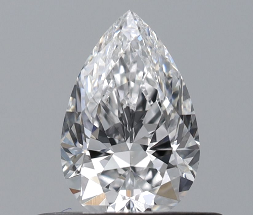 0.4 carat D-VS1 Natūralus Pear Deimantas (1)