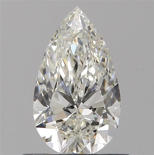 0.53 carat H-VVS1 Natūralus Pear Deimantas (1)