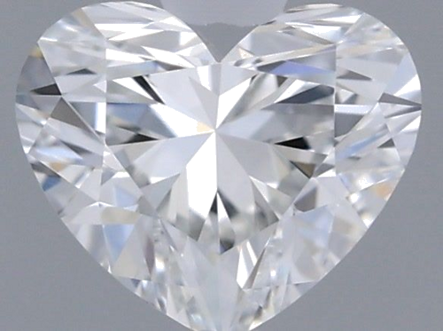 0.35 carat F-VVS2 Natūralus Heart Deimantas (1)