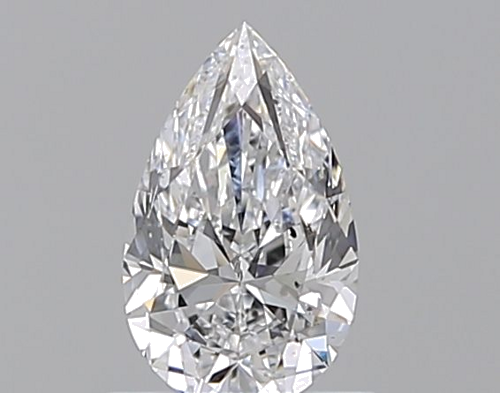 0.9 carat D-SI1 Natūralus Pear Deimantas (1)