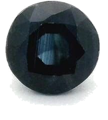0.62 carat BLUE Round Safyras (1)