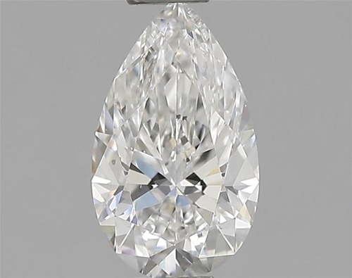 0.45 carat F-SI1 Natūralus Pear Deimantas (1)