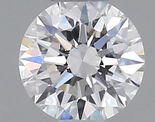 0.19 carat D-VVS2 Excellent cut Natūralus Round Deimantas (1)
