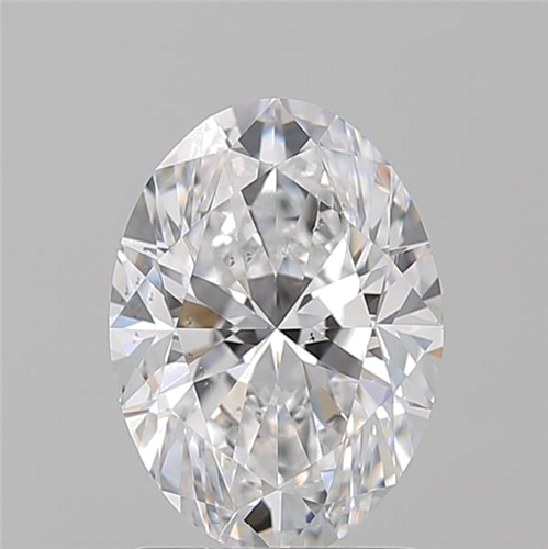 2.01 carat D-SI1 Natūralus Oval Deimantas (1)