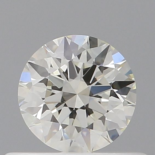 0.41 carat K-VVS2 Excellent cut Natūralus Round Deimantas (1)