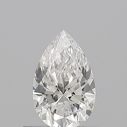 0.5 carat F-VS2 Natūralus Pear Deimantas (1)