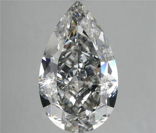 6.03 carat Fancy Gray-VVS1 Natūralus Pear Deimantas (1)
