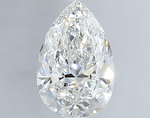 1.5 carat F-SI1 Natūralus Pear Deimantas (1)