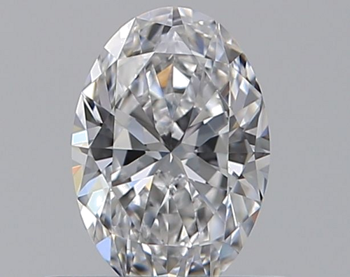 0.37 carat D-VVS2 Natūralus Oval Deimantas (1)