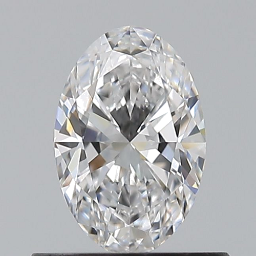 0.54 carat D-VVS2 Natūralus Oval Deimantas (1)