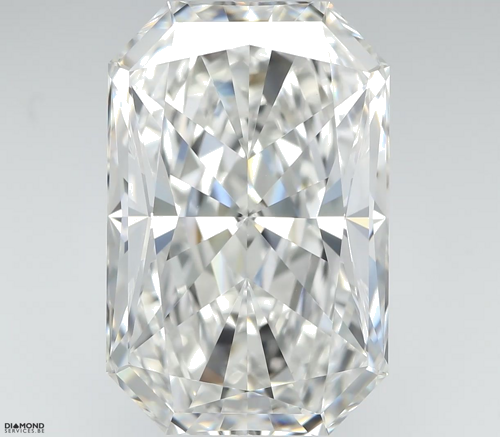5.02 carat F-IF Natūralus Radiant Deimantas (1)