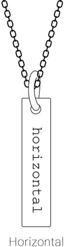 Sterling Silver Engravable Bar Pendant Mounting (4)