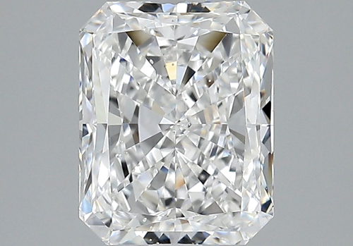 3.01 carat E-SI1 Natūralus Radiant Deimantas (1)