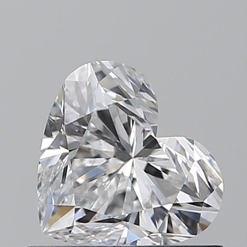 0.72 carat D-SI1 Natūralus Heart Deimantas (1)