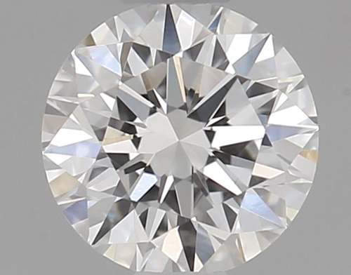 0.32 carat F-VVS1 Excellent cut Natūralus Round Deimantas (1)