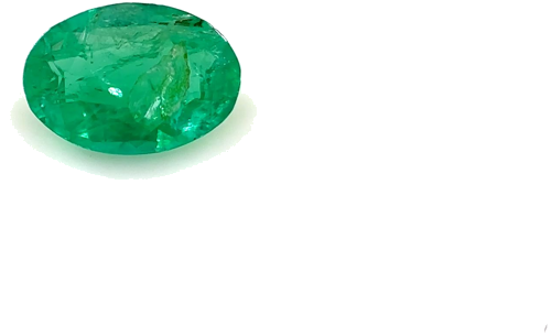 0.57 carat GREEN Oval Smaragdas (1)