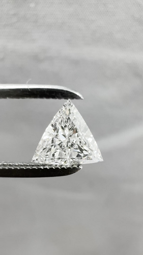0.5 carat G-SI1 Natūralus Triangular Deimantas (1)