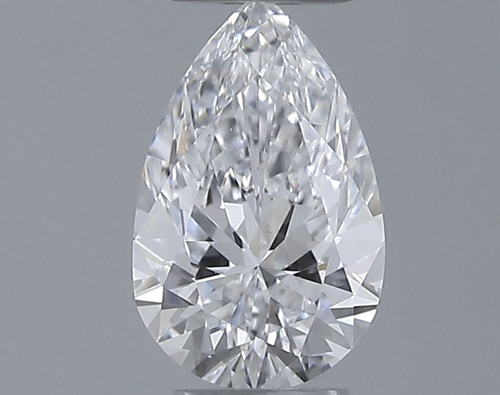 0.5 carat D-VS1 Natūralus Pear Deimantas (1)