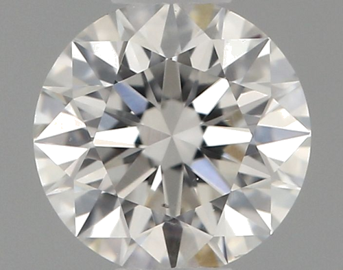 0.38 carat F-SI1 Excellent cut Natūralus Round Deimantas (1)
