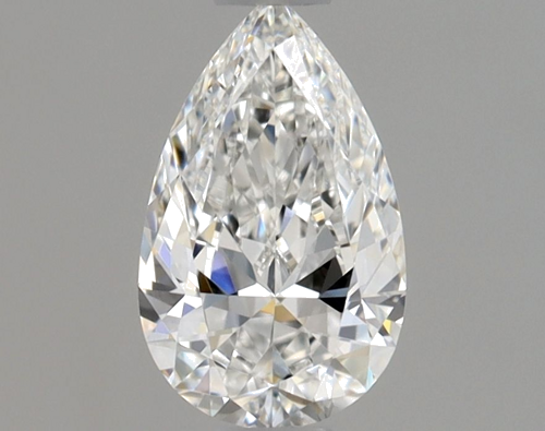 0.48 carat F-VVS1 Natūralus Pear Deimantas (1)