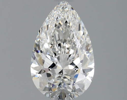 1.02 carat F-IF Natūralus Pear Deimantas (1)
