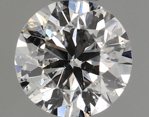 0.5 carat G-SI2 GD cut Natūralus Round Deimantas (1)