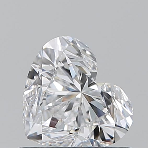 0.7 carat D-VVS1 Natūralus Heart Deimantas (1)