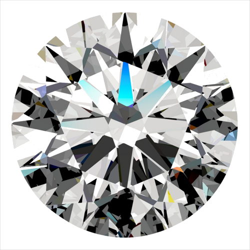 0.3 carat E-VS2 Excellent cut Natūralus Round Deimantas (1)