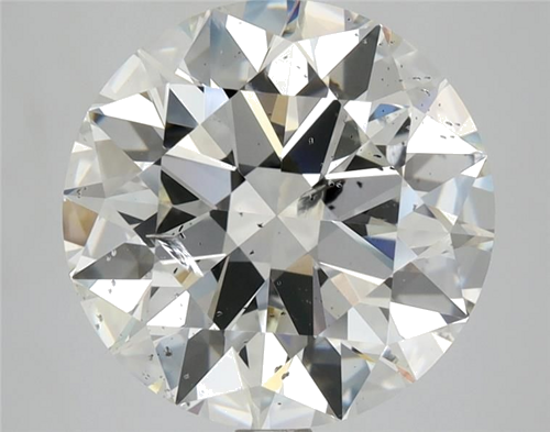 5.01 carat H-SI2 Excellent cut Natūralus Round Deimantas (1)